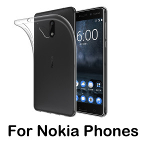 Силиконов гръб ТПУ ултра тънък за Nokia 6 TA-1021 кристално прозрачен